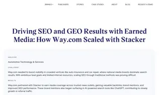 Preview of the Way.com Case Study