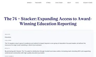 Preview of the The 74 Case Study