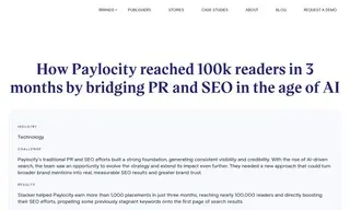 Preview of the Paylocity Case Study