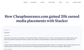 Preview of the CheapInsurance.com Case Study