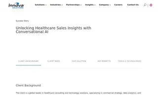 Preview of the Global Healthcare Consulting and Technology Solutions Provider Case Study