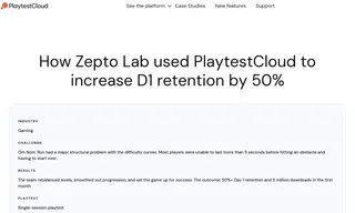 Preview of the ZeptoLab Case Study