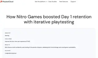 Preview of the Nitro Games Case Study