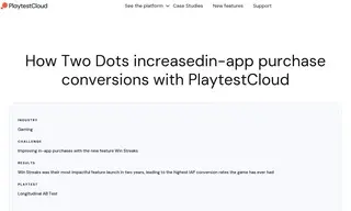 Preview of the Two Dots Case Study