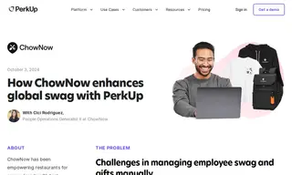 Preview of the ChowNow Case Study