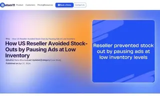 Preview of the Large US Reseller Dealing Company Case Study