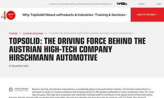 Preview of the Hirschmann Automotive Case Study
