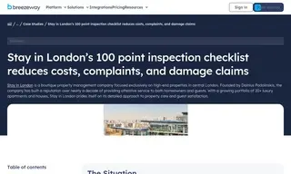 Preview of the Stay in London Case Study