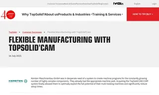 Preview of the Kersten Maschinenbau Case Study