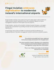 Preview of the Fingal Aviation Services Ltd. Case Study