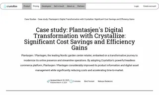 Preview of the Plantasjen Case Study