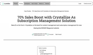 Preview of the Bunad Case Study