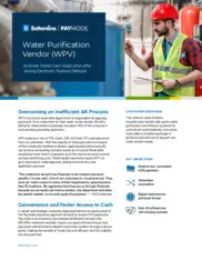 Preview of the Water Purification Vendor Case Study