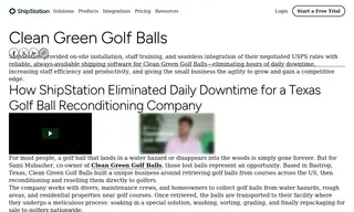 Preview of the Clean Green Golf Balls Case Study