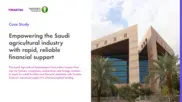 Preview of the Saudi Agricultural Development Fund Case Study