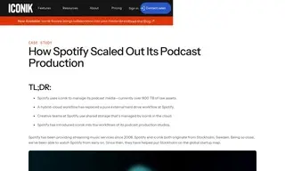 Preview of the Spotify Case Study