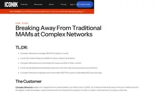 Preview of the Complex Networks Case Study