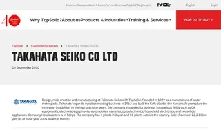 Preview of the Takahata Seiko Co LTD Case Study