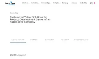 Preview of the Major Automotive Company Case Study