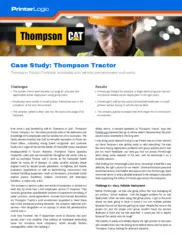 Preview of the Thompson Tractor Case Study