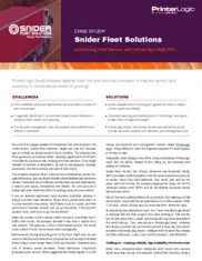 Preview of the Snider Fleet Solutions Case Study