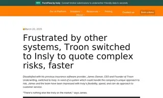 Preview of the Troon Underwriting Case Study