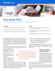 Preview of the VCPI Case Study