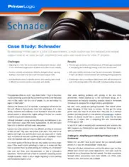 Preview of the Schnader Case Study