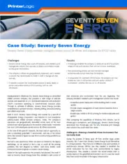 Preview of the Seventy Seven Energy Case Study
