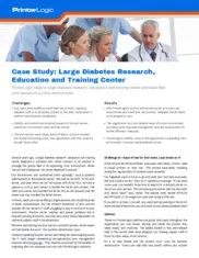 Preview of the Large Diabetes Research, Education and Training Center Case Study