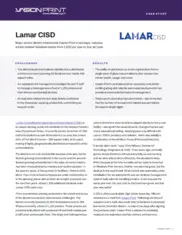 Preview of the Lamar CISD Case Study