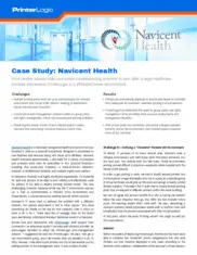 Preview of the Navicent Health Case Study
