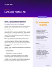 Preview of the Lufthansa Technik AG Case Study