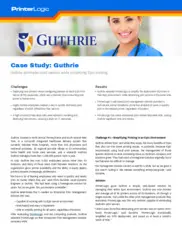 Preview of the Guthrie Case Study