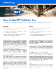 Preview of the DRT Holdings Case Study