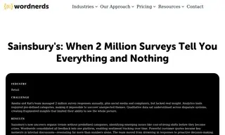 Preview of the Sainsbury's Case Study