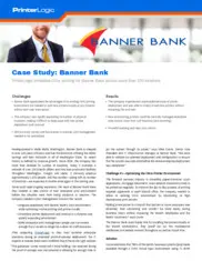 Preview of the Banner Bank Case Study