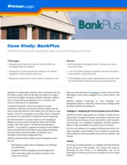 Preview of the BankPlus Case Study