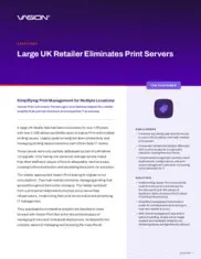 Preview of the Large UK Retailer Case Study