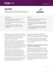 Preview of the Aquafin Case Study