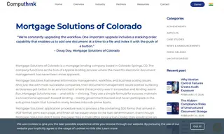 Preview of the Mortgage Solutions of Colorado Case Study