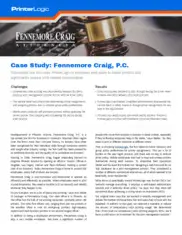 Preview of the Fennemore Craig, P.C. Case Study