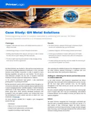 Preview of the GH Metal Solutions Case Study
