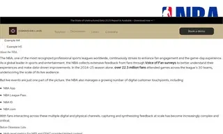 Preview of the NBA Case Study