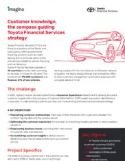 Preview of the Toyota Financial Services Case Study