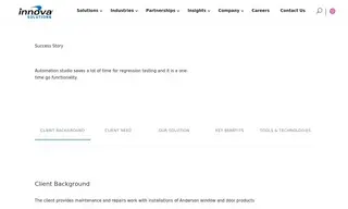 Preview of the Maintenance and Repairs Provider Case Study