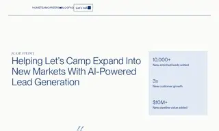 Preview of the Let’s Camp Case Study