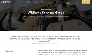 Preview of the Williams Services Group Case Study