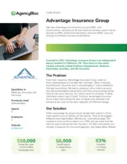Preview of the Advantage Insurance Group Case Study