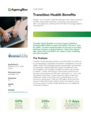 Preview of the Transition Health Benefits Case Study